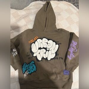 Zara Tan Hoodie with Label Detail